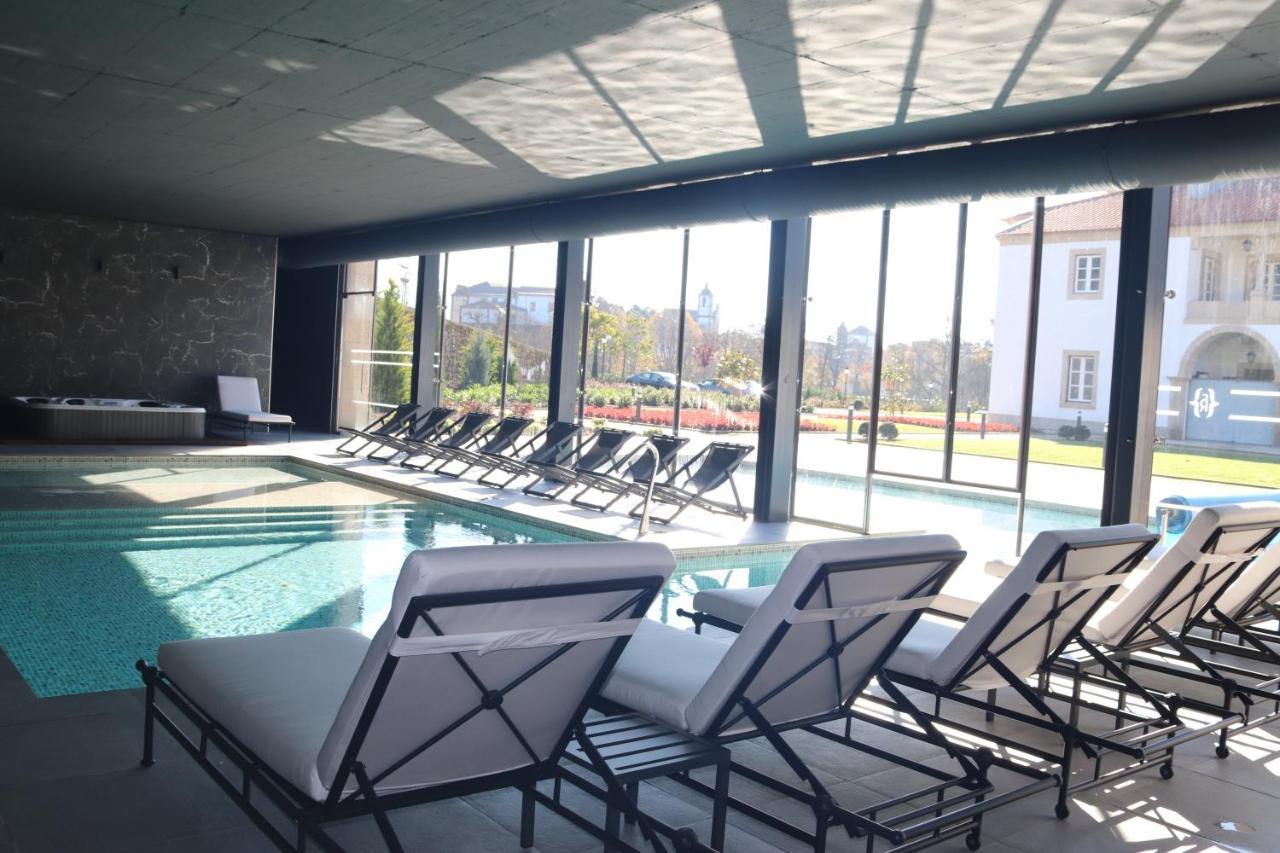 Solar Do Requeijo By Luna Hotels & Resorts 아르코스 데 발데베즈 외부 사진 The indoor pool at the hotel